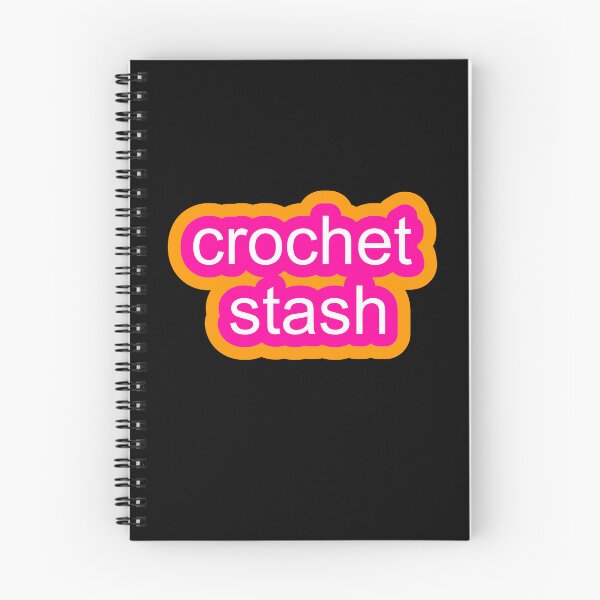 Item preview, CROCHET STASH STICKER designed and sold by WoollyOrbit2000.