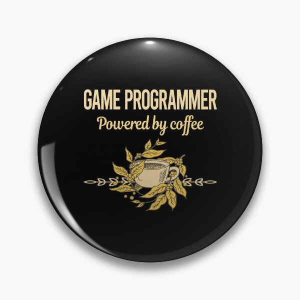 Item preview, Powered By Coffee Game Programmer designed and sold by toniabrendaom.