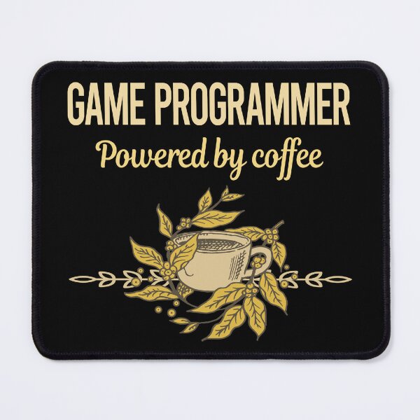 Item preview, Powered By Coffee Game Programmer designed and sold by toniabrendaom.