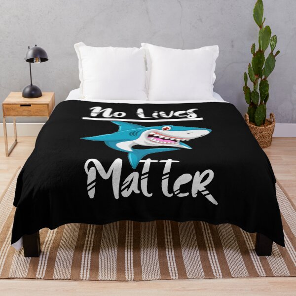 Item preview, Shark No Lives Matter Funny Parody Vintage designed and sold by toufikpromo.