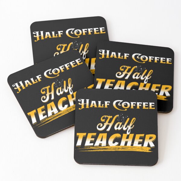 Item preview, Half Coffee Half Teacher designed and sold by astranesia.