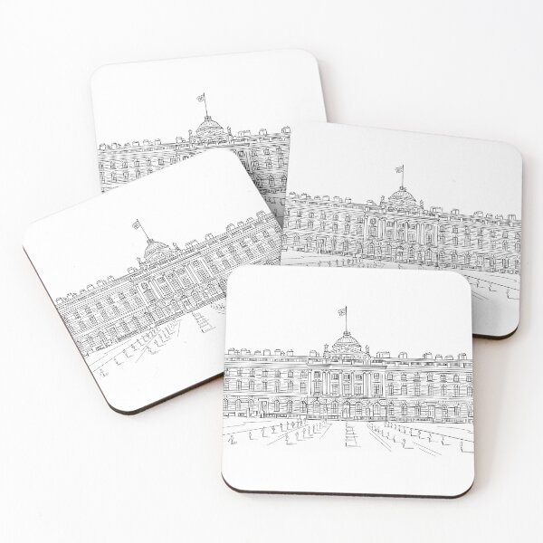 Aperçu de l'œuvre Dessin au trait architectural de Somerset House créée et vendue par Adam Regester.