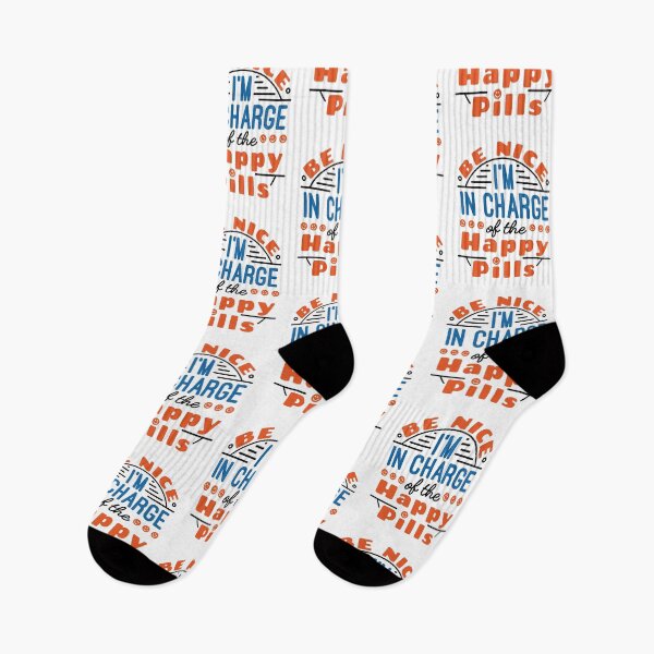 Item preview, Be Nice I'm In Charge of the Happy Pills Funny Pharmacist Pharmacy Tech designed and sold by jaygo.