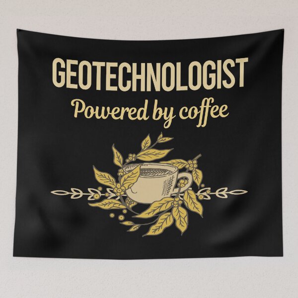 Item preview, Powered By Coffee Geotechnologist designed and sold by toniabrendaom.