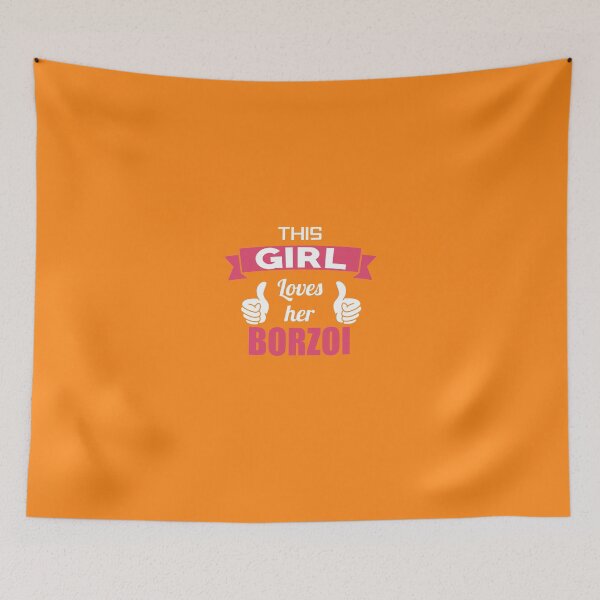 Item preview, This Girl Loves Her Borzoi designed and sold by AlwaysAwesome.