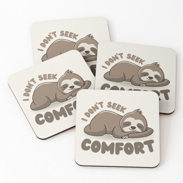 Item preview, I do not seek comfort | We do not seek comfort | Animals | Sloth Sleeping designed and sold by DrawingBoard.