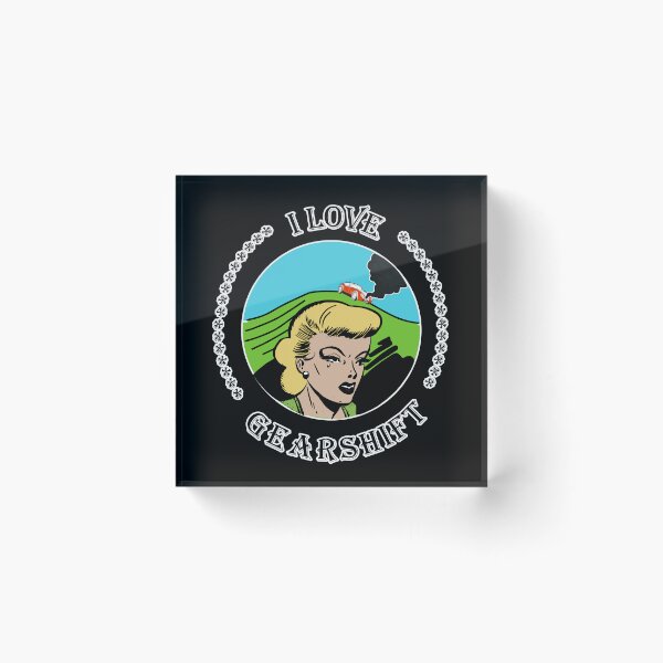 Item preview, I love Gearshift - Sarcasm Lovers Retro Design for T-shirts, iPhone Cases, Stickers and Other Accessories designed and sold by Ridiculam Toga.