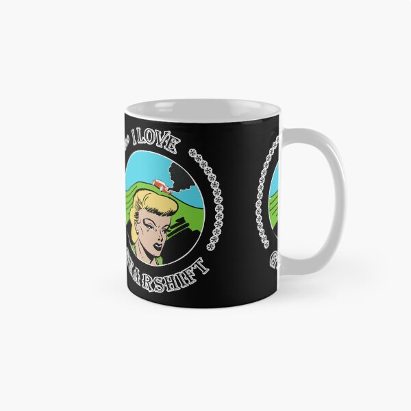 Item preview, I love Gearshift - Sarcasm Lovers Retro Design for T-shirts, iPhone Cases, Stickers and Other Accessories designed and sold by Ridiculam Toga.