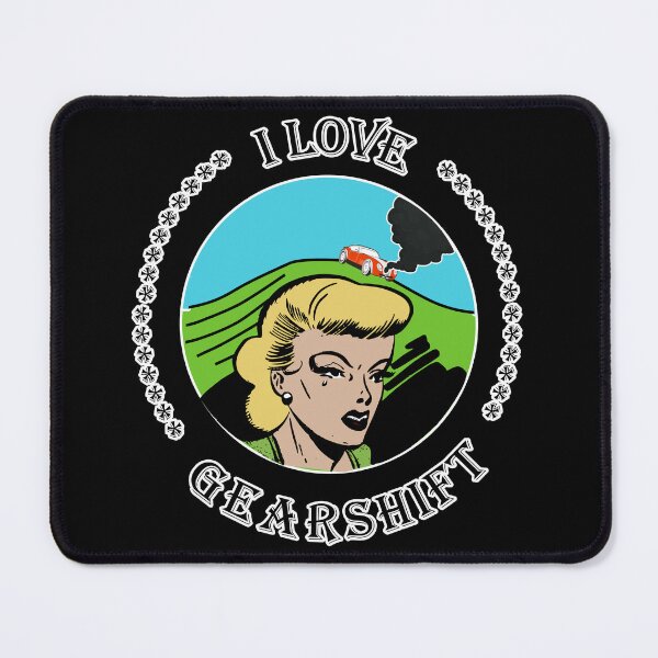 Item preview, I love Gearshift - Sarcasm Lovers Retro Design for T-shirts, iPhone Cases, Stickers and Other Accessories designed and sold by Ridiculam Toga.