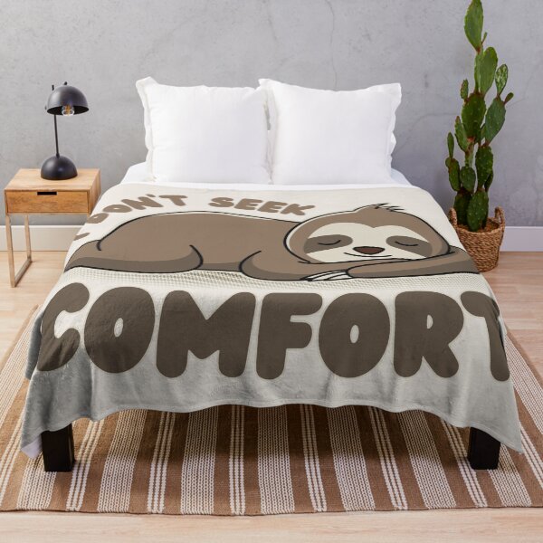 Item preview, I do not seek comfort | We do not seek comfort | Animals | Sloth Sleeping designed and sold by DrawingBoard.