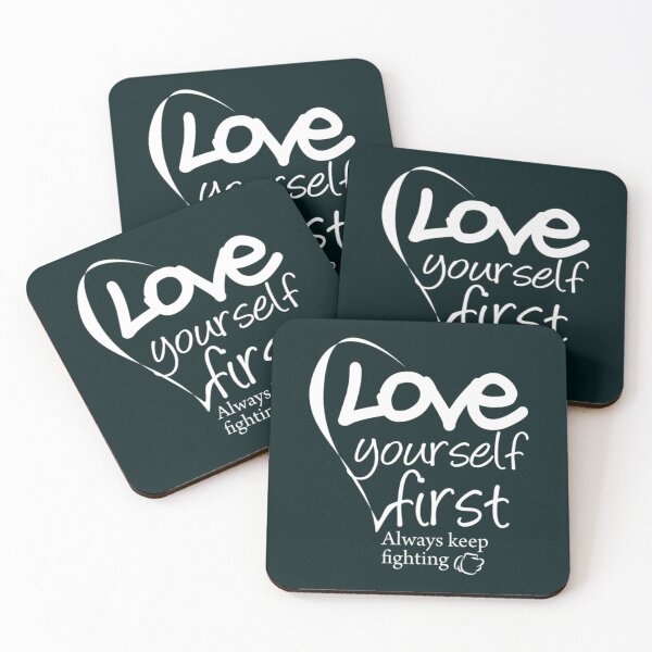 Item preview, Love Yourself First Always Keep Fighting   designed and sold by Jezarkshop.
