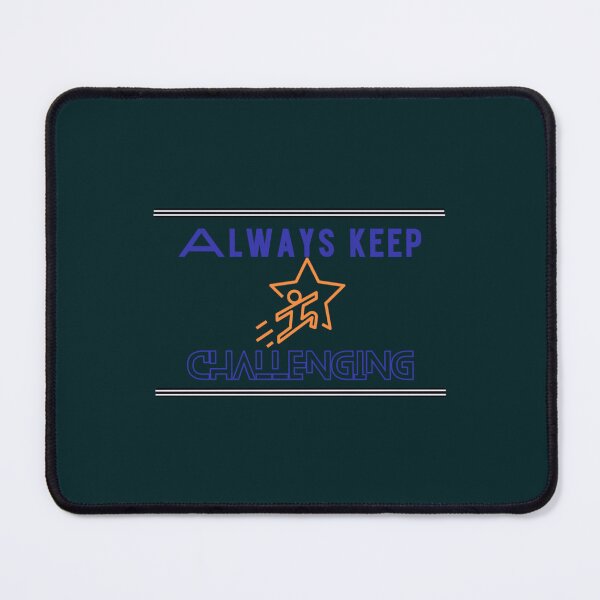Item preview, Navy Typography Design always keep challenging funny shirt 2023 designed and sold by Jezarkshop.