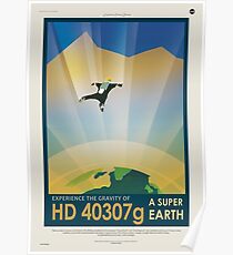Experience the Gravity of a Super Earth Poster