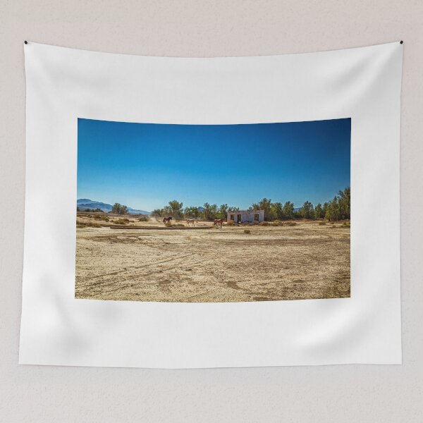 Item preview, Wild Horses at Death Valley Junction designed and sold by GestaltImagery.