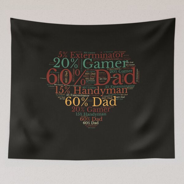 Item preview, Dad, gamer, handyman and exterminator designed and sold by moxdesign.