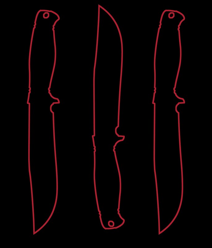 "Knives Outline" by transprince | Redbubble