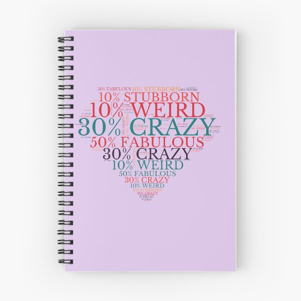 Item preview, Fabulous, crazy, weird and stubborn designed and sold by moxdesign.