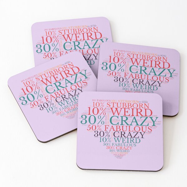 Item preview, Fabulous, crazy, weird and stubborn designed and sold by moxdesign.
