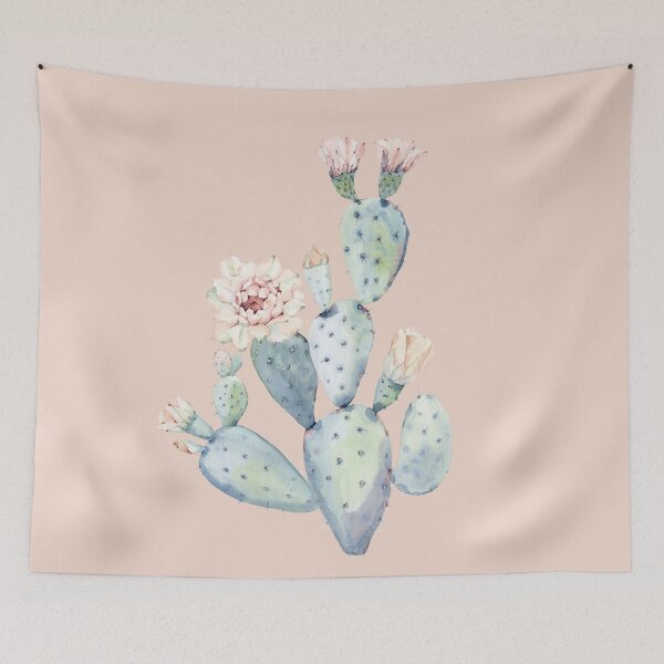 Item preview, Trendy Cactus Pink and Mint Green Desert Cacti Southwestern Decor designed and sold by DesertDecor.
