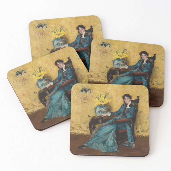 Artikelvorschau, Porträt von Dora Wheeler von William Merritt Chase entworfen und verkauft von Vintage Wall Art.