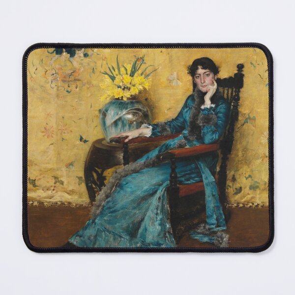 Artikelvorschau, Porträt von Dora Wheeler von William Merritt Chase entworfen und verkauft von Vintage Wall Art.