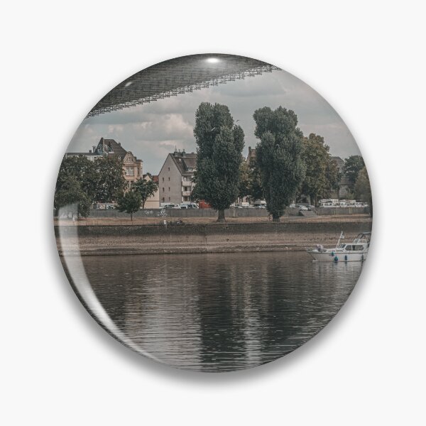 Item preview, Mülheim Bridge near Cologne, low water historically on the Rhine in 2022 designed and sold by Kim Phillip Brosien.