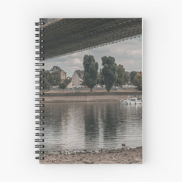 Item preview, Mülheim Bridge near Cologne, low water historically on the Rhine in 2022 designed and sold by Kim Phillip Brosien.