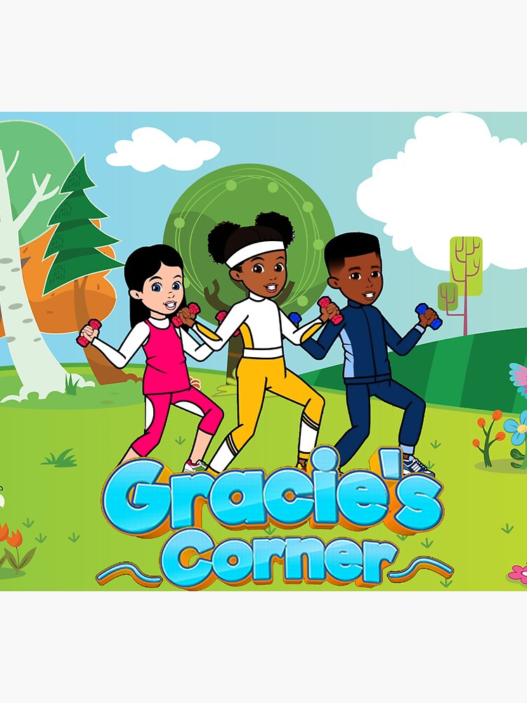 "Gracie's Friends Corner Cute Phonics Song" Sticker for Sale by LexFat