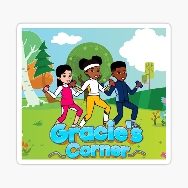 "Gracie's Friends Corner Cute Phonics Song" Sticker for Sale by LexFat