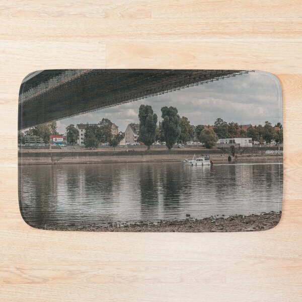 Item preview, Mülheim Bridge near Cologne, low water historically on the Rhine in 2022 designed and sold by Kim Phillip Brosien.