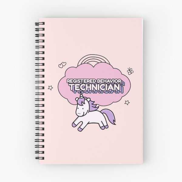 Item preview, Registered Behavior Technician - RBT - Unicorn - Rainbow and Cloud - Applied Behavior Analysis - ABA - Behavioral therapy designed and sold by Ausome  Behavior.