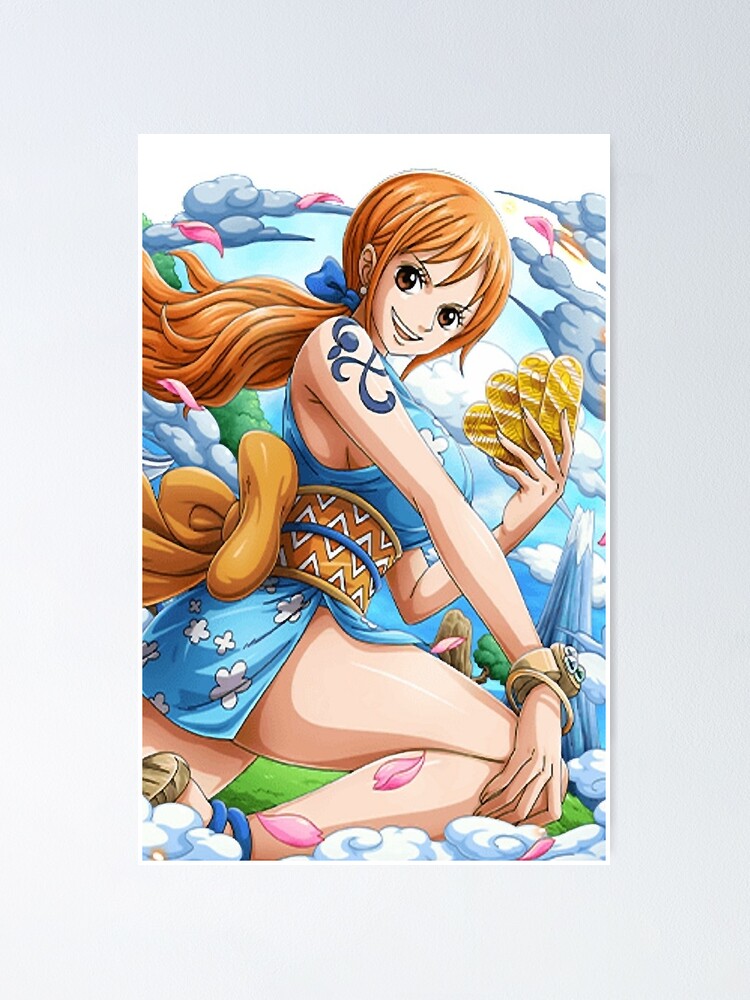  One Piece Wall Scroll Poster Fabric Painting For Anime Key  Roles 131 L: Posters & Prints