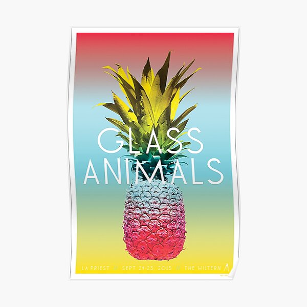 "Glass Animals Tour Poster" Poster for Sale by transprince Redbubble