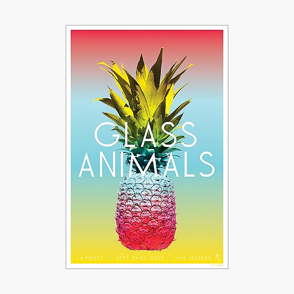 Glass Animals Tour Poster Photographic Print
