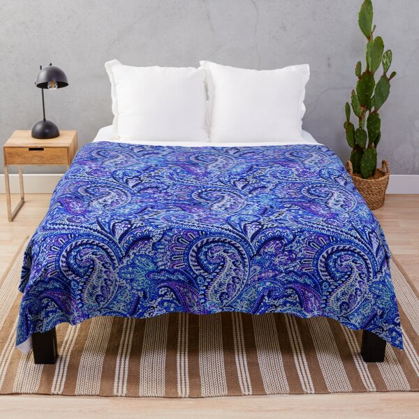 Item preview, Classic Paisley Vibrant Blue designed and sold by HavenDesign.