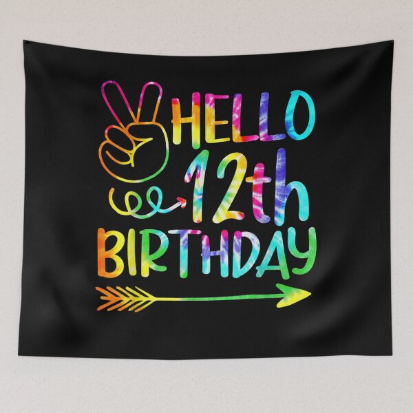 Item preview, Hello 12th Birthday I'm 12 Year Old Happy Birthday Boy Girl  designed and sold by andrewbashfordb.