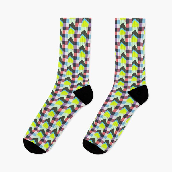 Aperçu de l'œuvre Boho Chic Esthétique Color Block Géométrique | Noir Blanc Vintage Pastel Rose Vert Bleu Violet Motif créée et vendue par AdalynnPatterns.