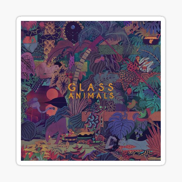 Glass Animals Zaba Sticker