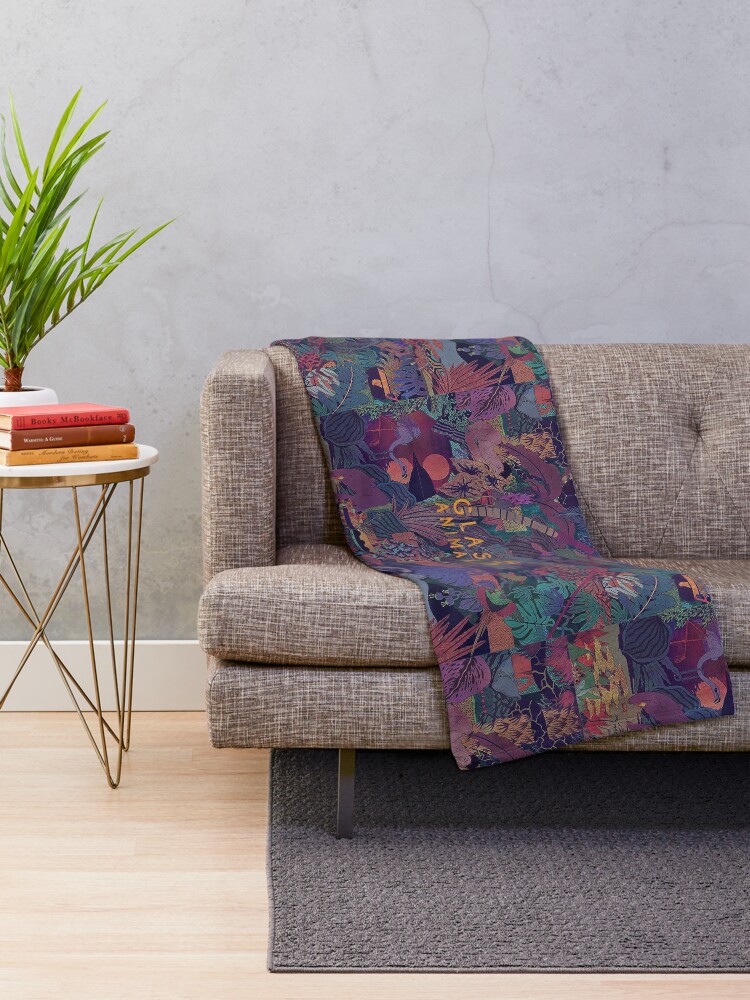 Alternate view of Glass Animals Zaba Throw Blanket