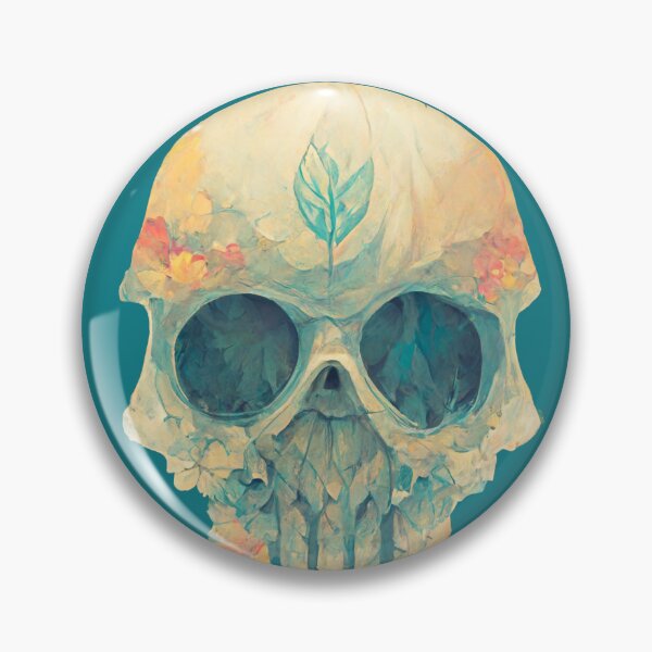 Item preview, Floral Skull designed and sold by meshhead.