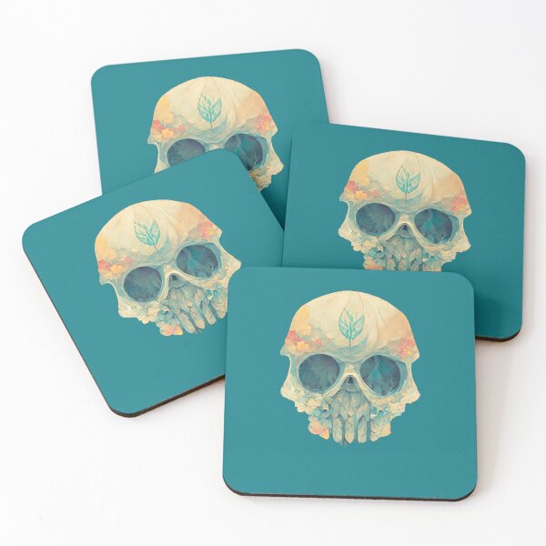 Item preview, Floral Skull designed and sold by meshhead.