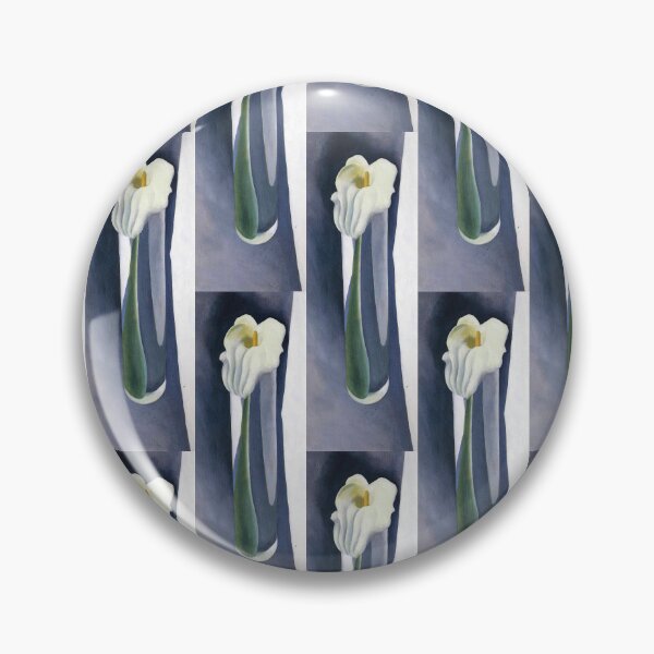 Item preview, Georgia O'Keeffe  Calla lily in tall glass designed and sold by TeeARTHY.