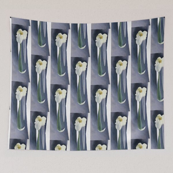 Item preview, Georgia O'Keeffe  Calla lily in tall glass designed and sold by TeeARTHY.