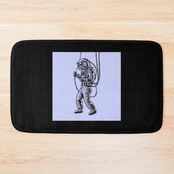 Item preview, Vintage Deep Sea Diver Sticker designed and sold by maude5ig.