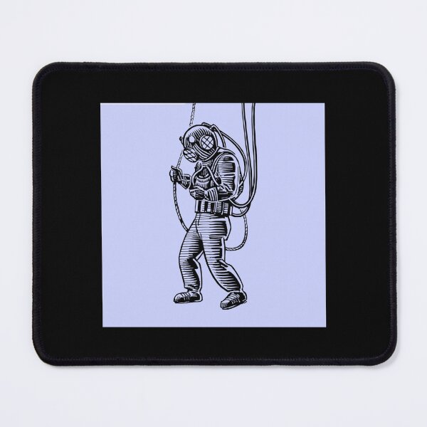 Item preview, Vintage Deep Sea Diver Sticker designed and sold by maude5ig.