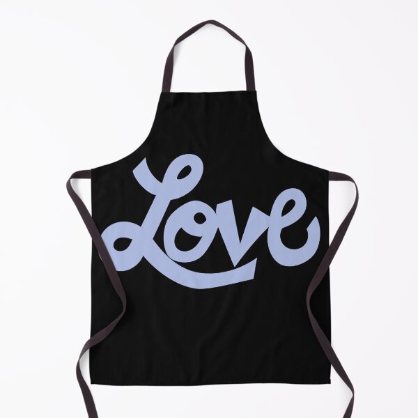 Item preview, LOVE text art in baby blue cursive  designed and sold by AngelDawnDesign.