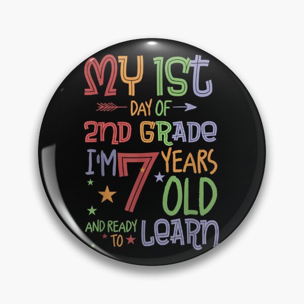 Item preview, My 1st Day Of 2nd Grade I Am 7 Years Old Ready To Learn  designed and sold by andrewbashfordb.