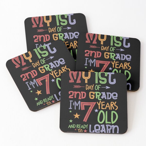 Item preview, My 1st Day Of 2nd Grade I Am 7 Years Old Ready To Learn  designed and sold by andrewbashfordb.