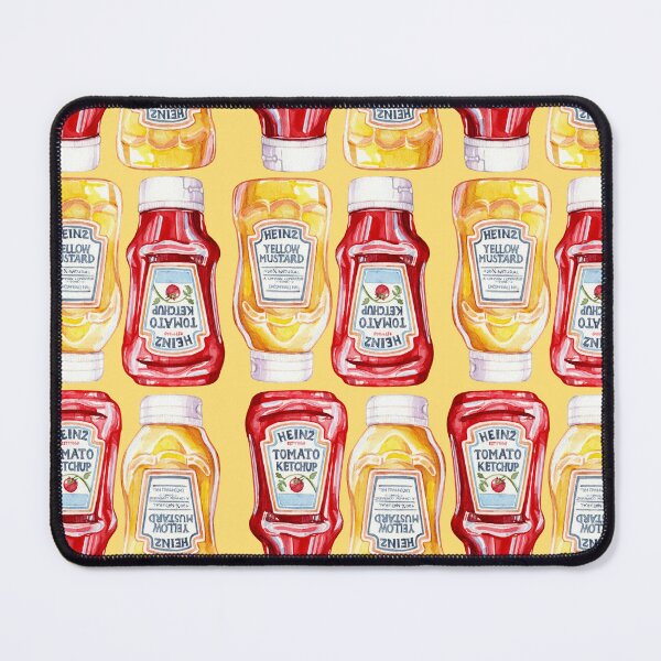 Item preview, Ketchup and Mustard Pattern designed and sold by Katariina Purru.