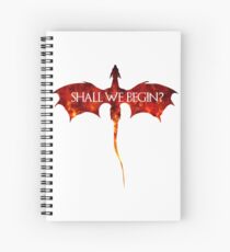 Shall we begin? Spiral Notebook